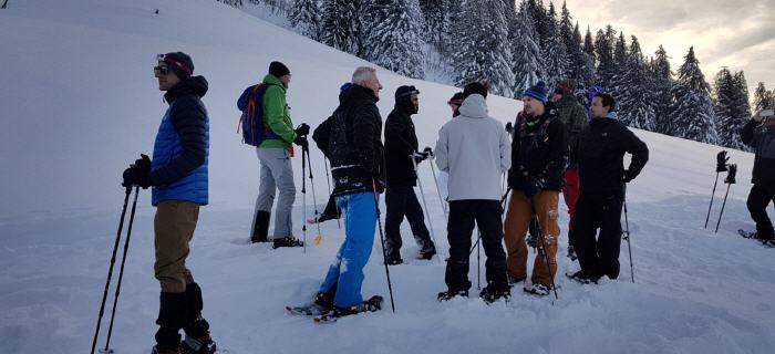 Ausflug Winter mit Firma Verein Gruppe